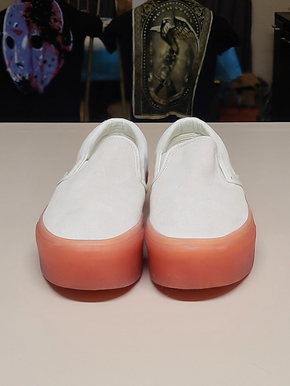 Vans Classic slip on Stackfoam platform casual skateboard sneakers size 8.5 - Picture 2 of 10